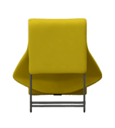 Yellow minimalist chair
