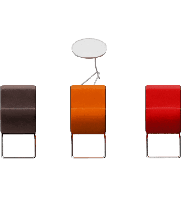 Multicolored rest chair
