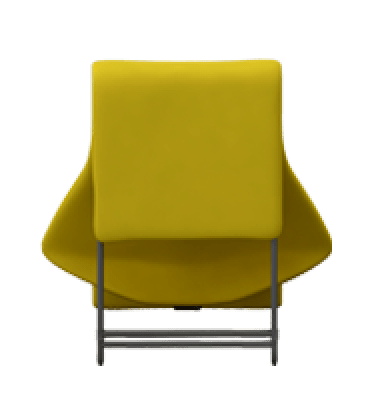 Yellow minimalist chair